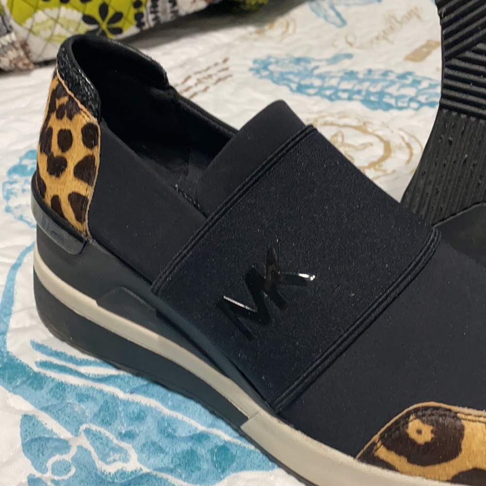 Michael Kors flex leopard slip one size 9 - Picture 3 of 4